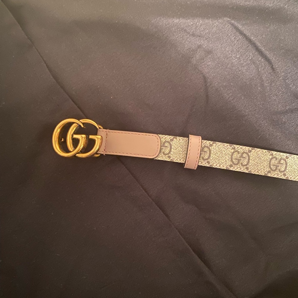 AUTHENTIC Gucci Marmont Thin Belt - Picture 7 of 10